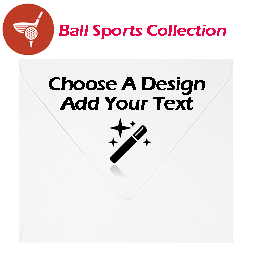 Ball Sports Envelopes - Printed Front Or Back